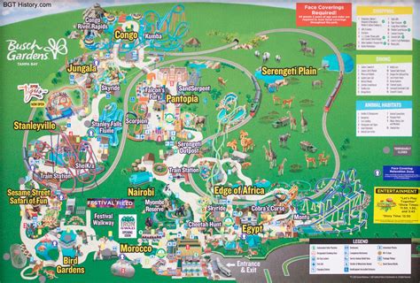 Map Of Busch Gardens Williamsburg